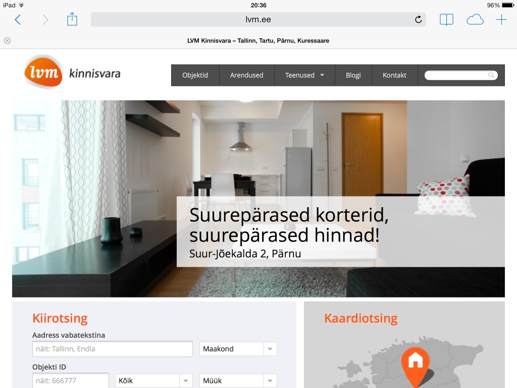 LVM Kinnisvara: nagu kaks tilka vett