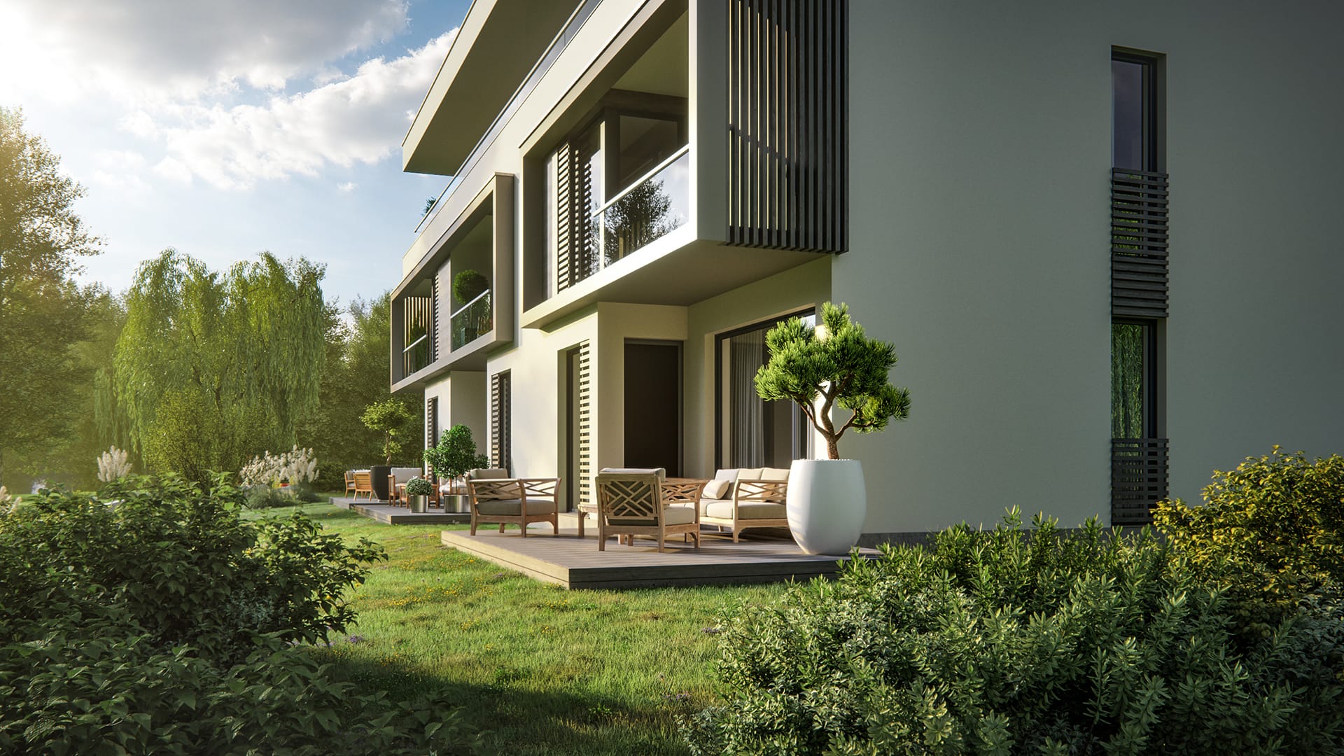 Alternatiiv eramule: Pärnus algas roheliste väliruumidega elukorteritega villa ehitus rannapromenaadi ääres