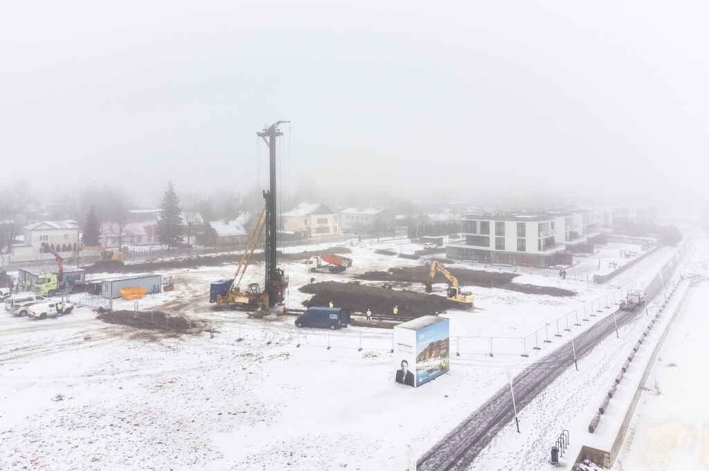 Kunagise masinatehase alal algas elurajooni ehitus